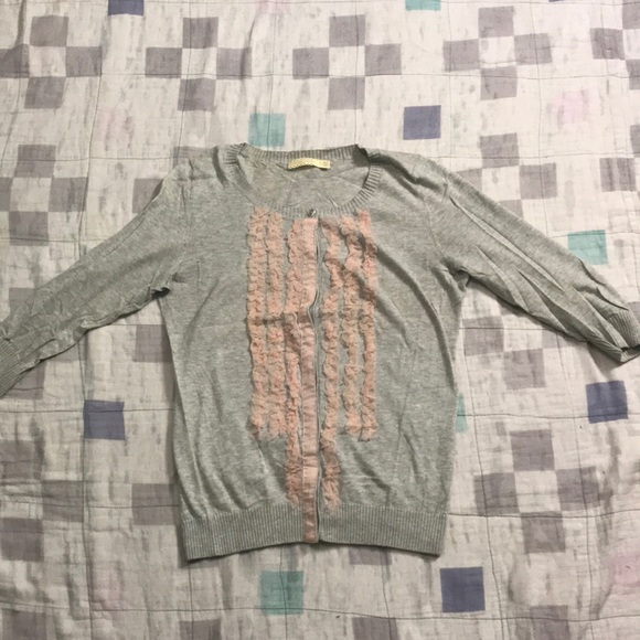 Urban Outfitters Sweaters - Pins & Needles Ruffle Cardigan